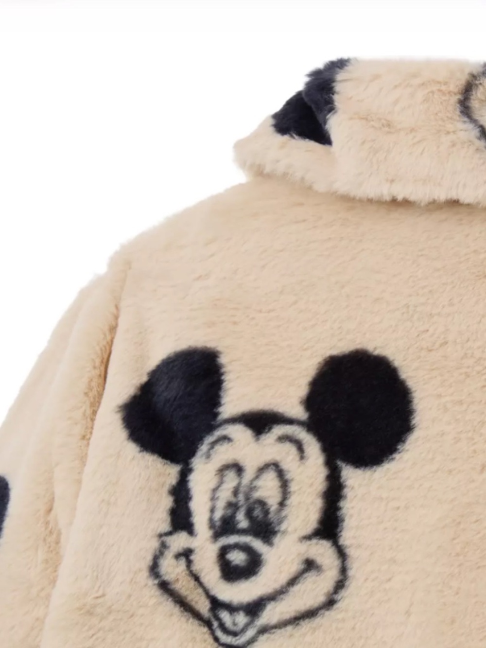 Disney Parks 2025 Mickey and Minnie Mouse Faux Fur Jacket - Picture 3 of 4